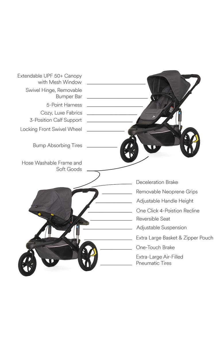 Veer Switch&Jog Jogging Stroller, Alternate, color, Gray Granite