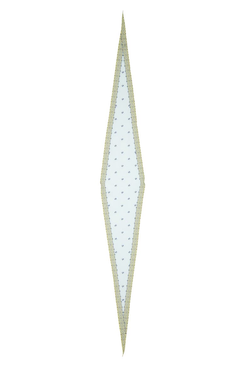 Skinny Kite Scarf, Alternate, color, BLUE KALEIDOSCOPE GARDEN