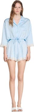 SANDRO Shirt embellished with rhinestones