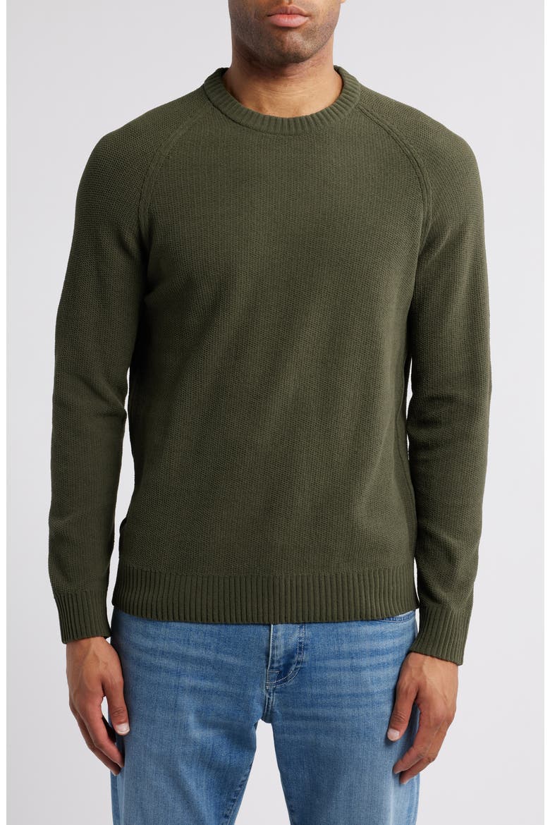 Shoreline Chenille Crewneck Sweater, Main, color, FOREST NIGHT