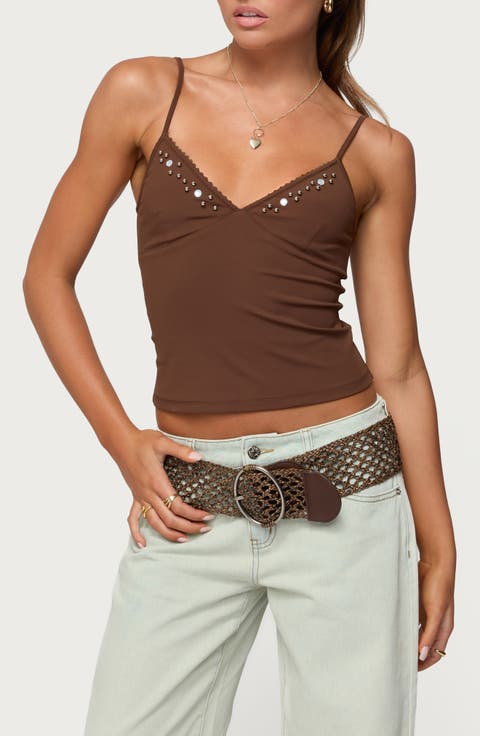 Holland Beaded V-Neck Camisole
