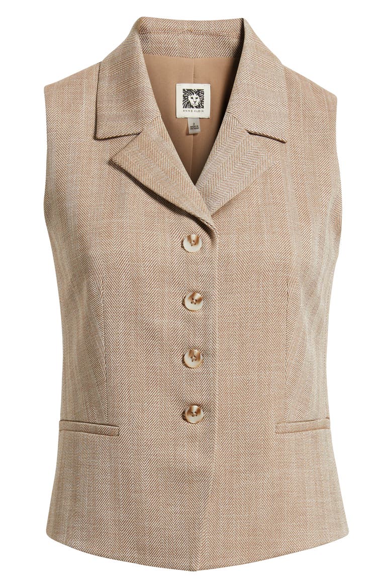 Herringbone Vest, Alternate, color, RUST MULTI