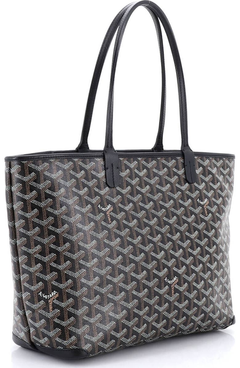 Pre-Owned Goyard Artois Tote Coated Canvas PM, Alternate, color, Black