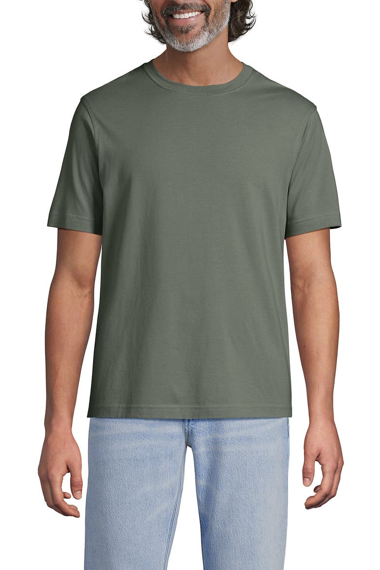 Short Sleeve Cotton Supima Tee, Main, color, Sage