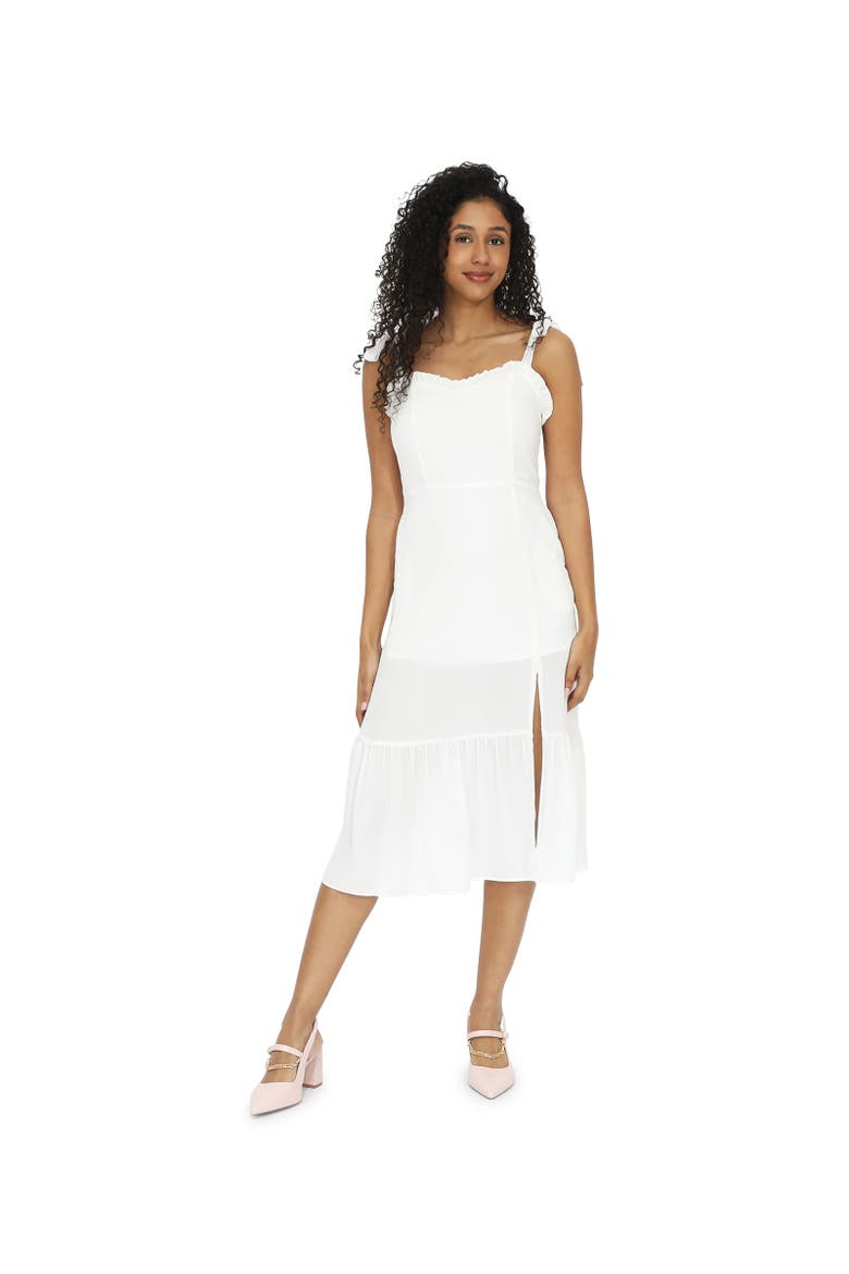 Summer Storm Midi Dress, Alternate, color, White