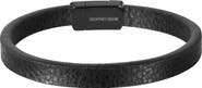 GEOFFREY BEENE Men's Leather Bracelet