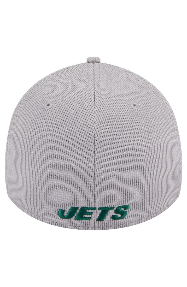 New Era Men's New Era Gray New York Jets Active 39THIRTY Flex Hat, Alternate, color, Gray