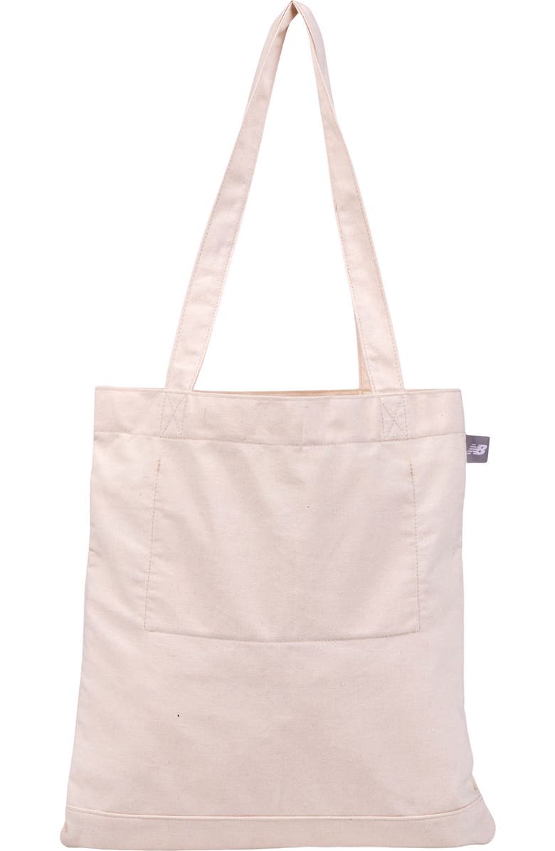New Balance Logo Canvas Tote, Alternate, color,