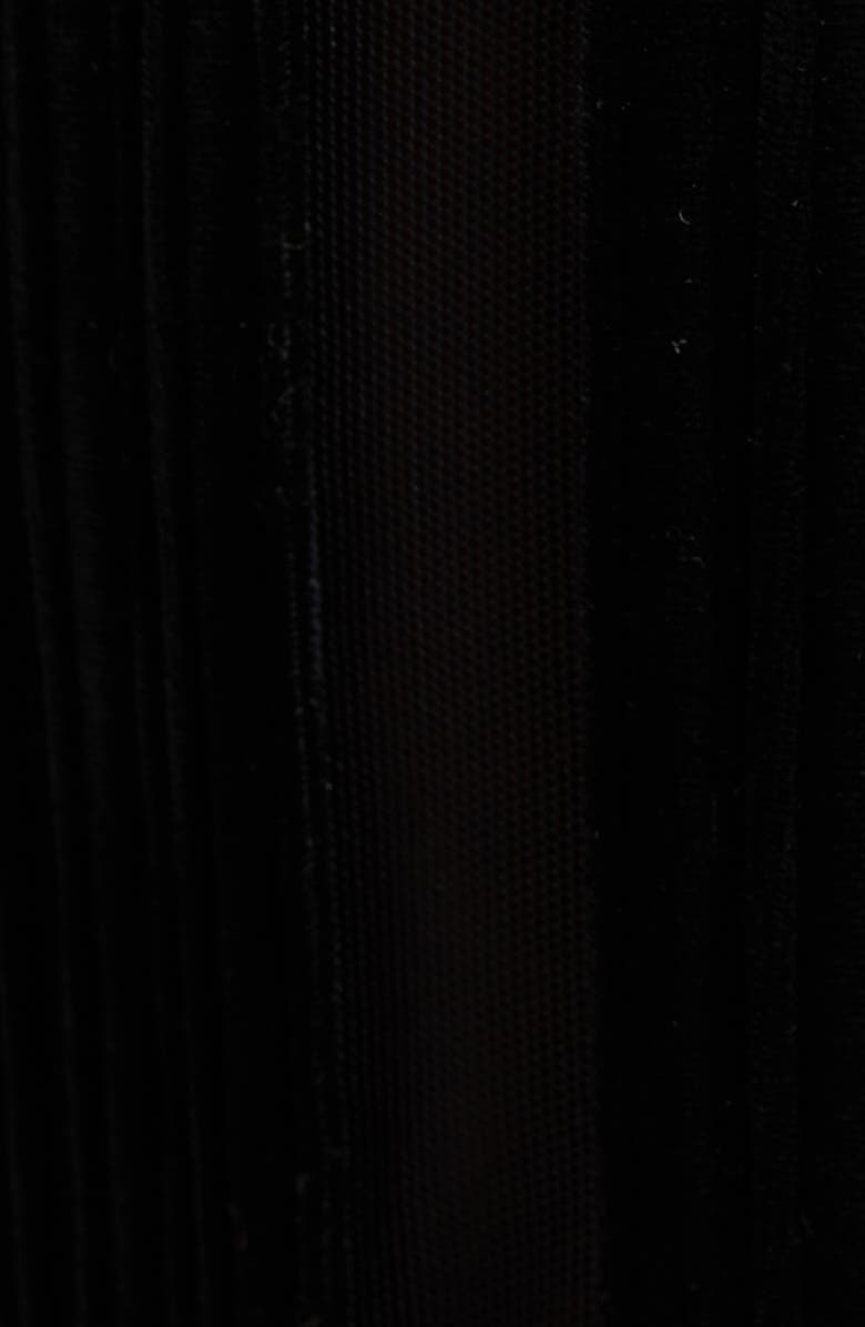 TOM FORD Halter Neck Stretch Tulle & Velvet Gown, Alternate, color,