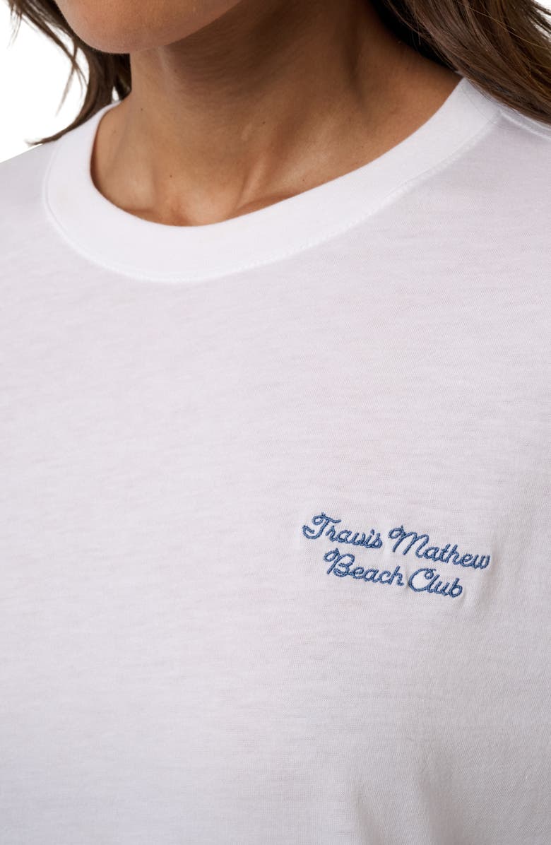 TravisMathew Rooftop Cotton Jersey Graphic T-Shirt, Alternate, color, Bright White