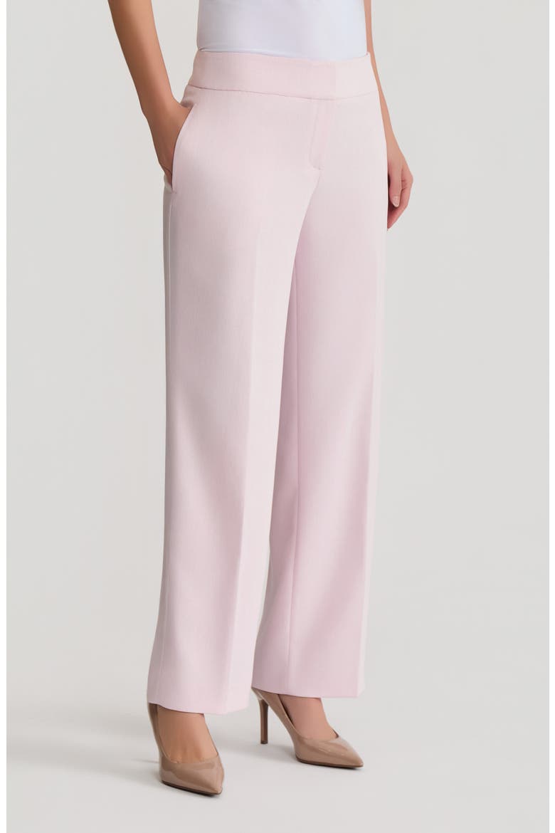 Flat Front Low Rise Wide Leg Pants, Alternate, color, MISTY PINK MULTI