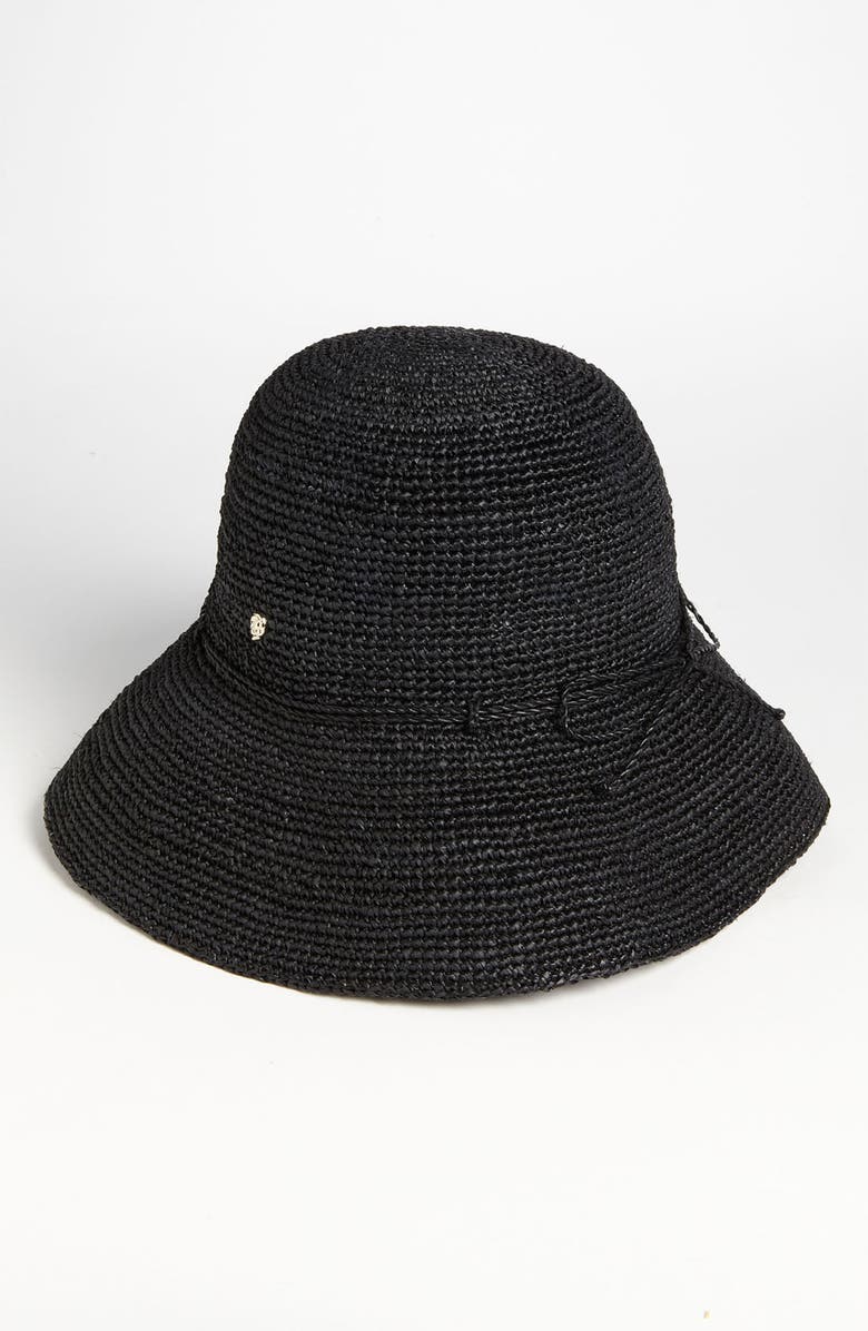 Helen Kaminski Provence 10 Packable Raffia Hat, Alternate, color, Charcoal