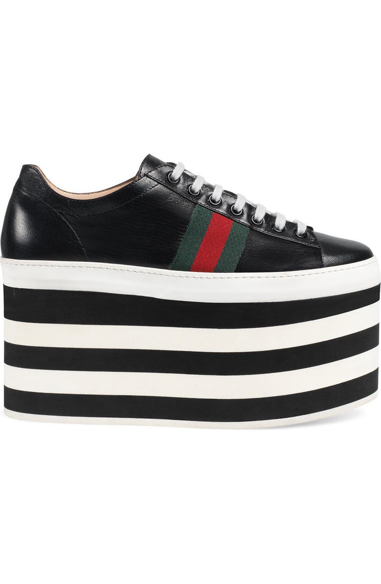 Gucci Peggy Platform Sneaker, Alternate, color,