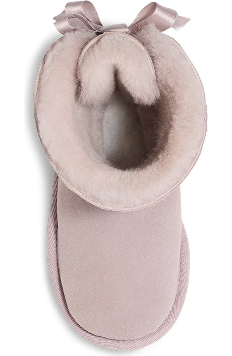 UGG<sup>®</sup> Kids' Bailey Bow II Water Resistant Genuine Shearling Boot, Alternate, color, Pale Smoke