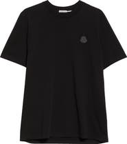 Moncler Logo Patch Cotton T-Shirt