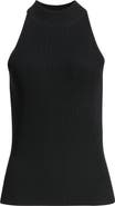 DL1961 Mock Neck Ribbed Top