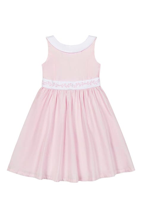 Girls' Organic Sateen Party Dress, Kids