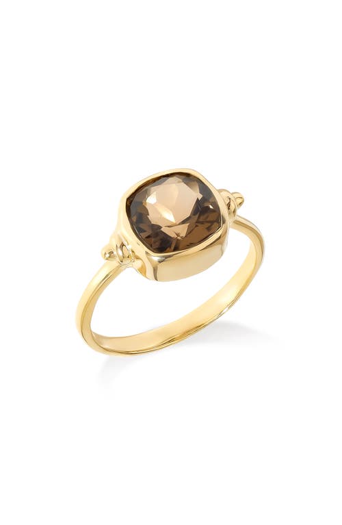 Ys Gems Gemstone Ring In Brown