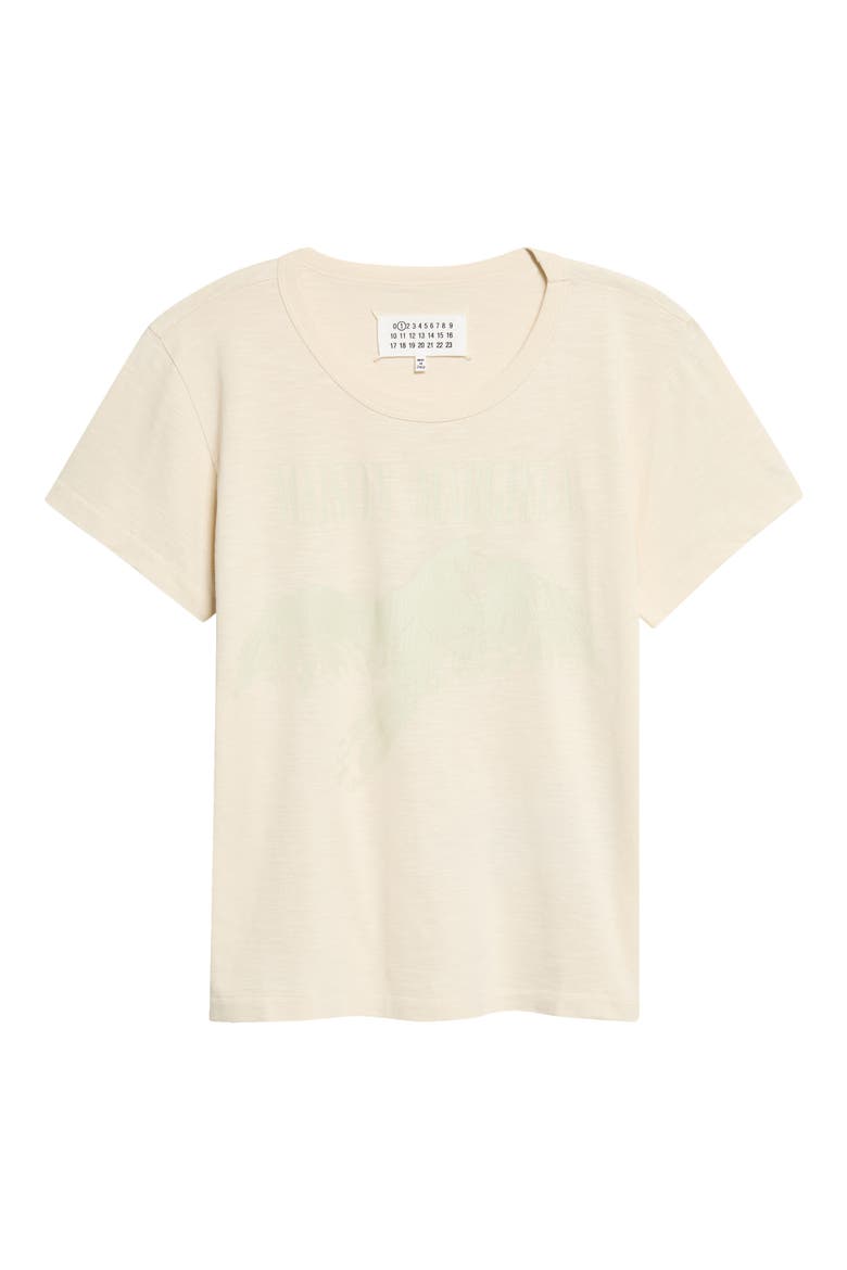Bird Fitted T-Shirt, Main, color, CREAM