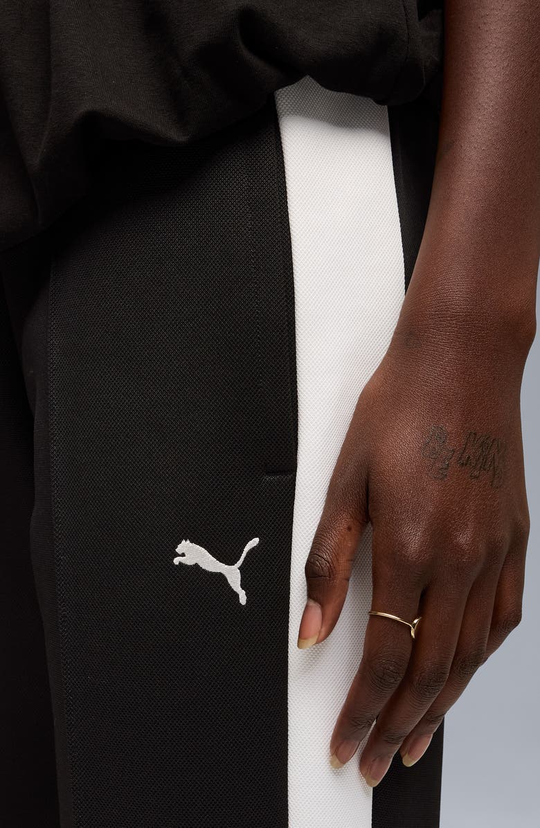 PUMA T7 Relaxed Flare Track Pants, Alternate, color, 