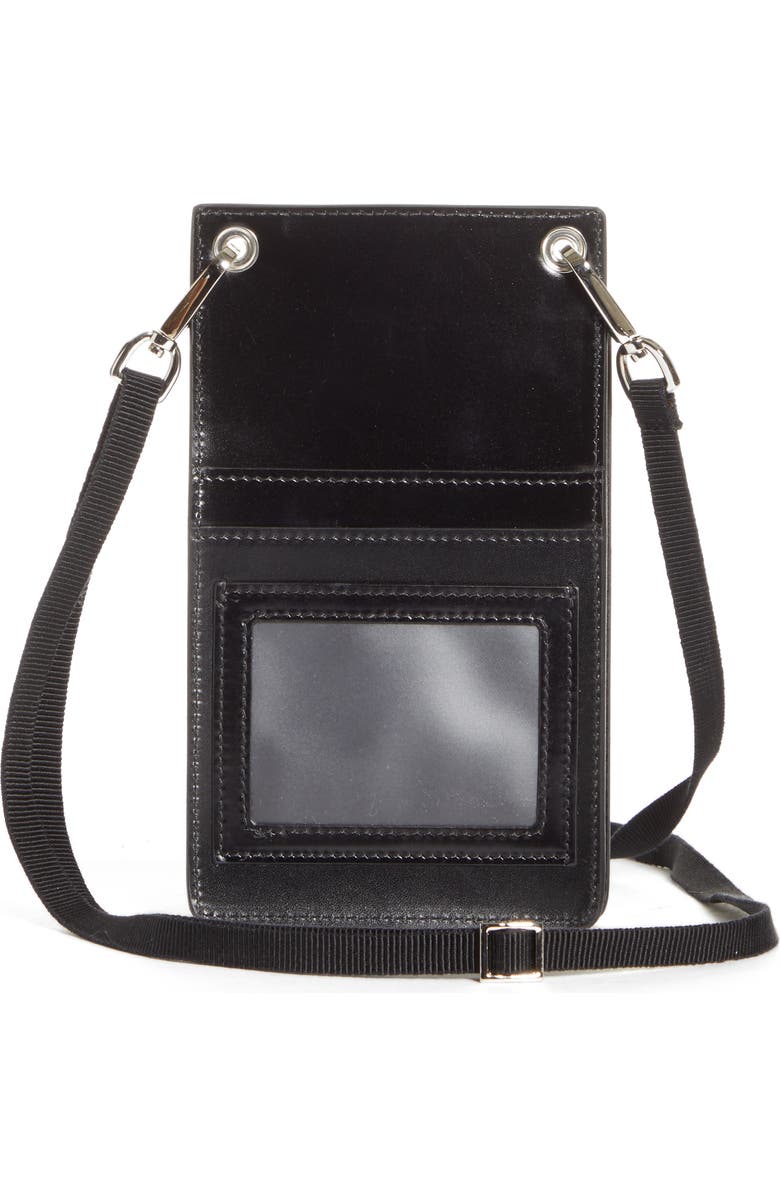VETEMENTS Police Leather Crossbody Pouch, Alternate, color,