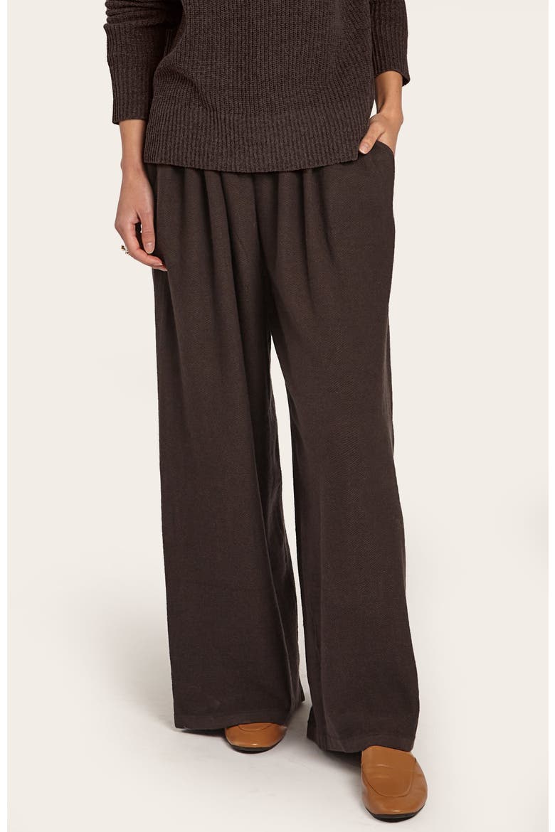 Mizu Wide Leg Pants, Main, color, Espresso