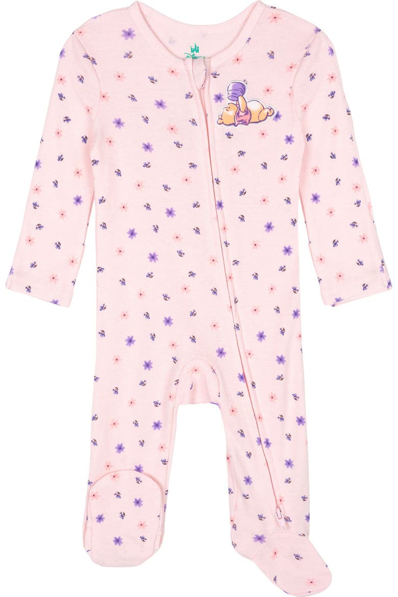 Winnie the Pooh 2-Pack Footed Sleep N' Play, Alternate, color, Pooh Pink Cream