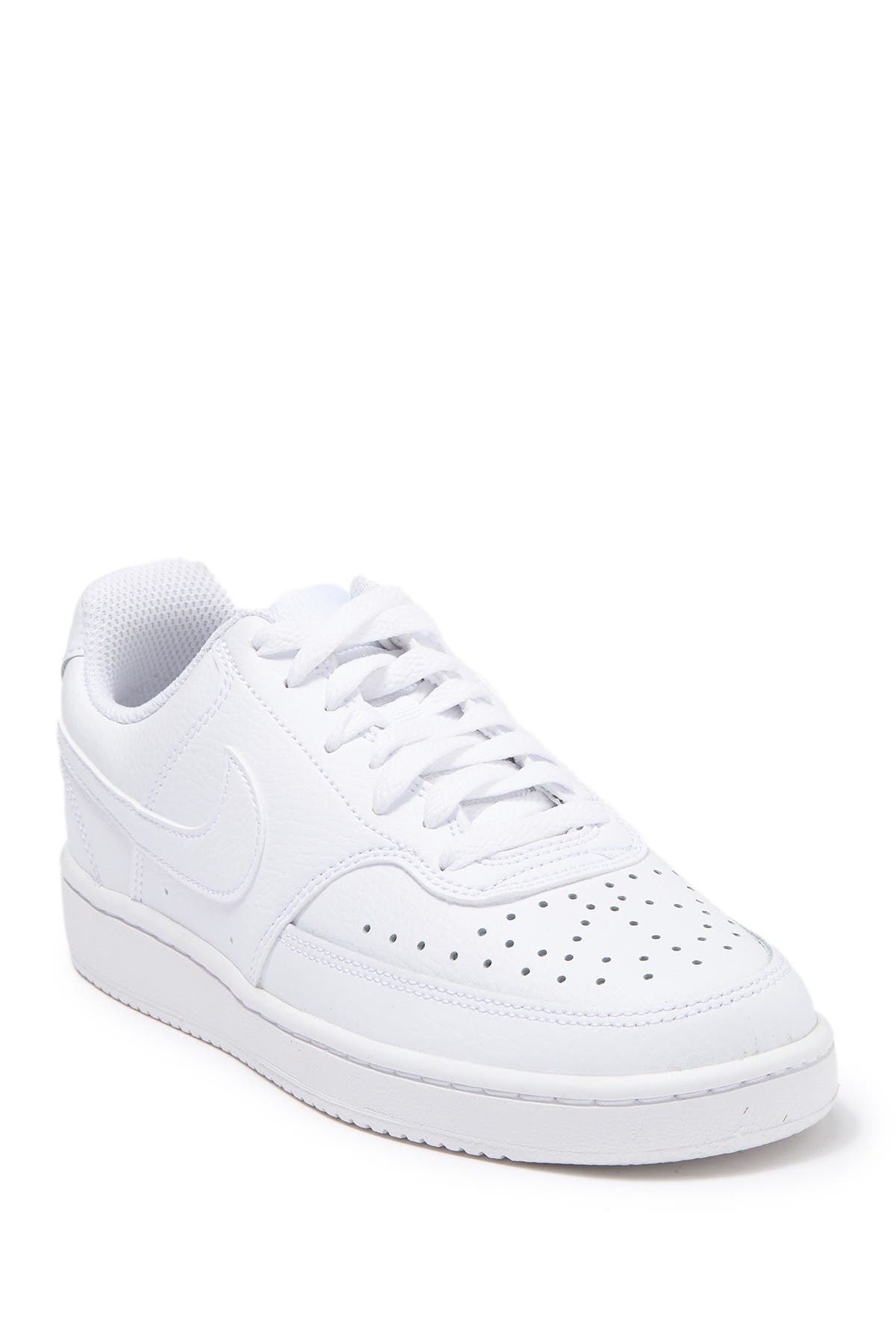 Nike Court Vision Low Sneaker, Alternate, color, 100 White/White/White