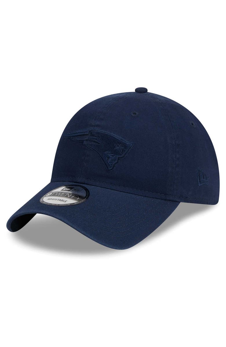 New Era Men's New Era Navy New England Patriots Color Pack 9TWENTY Adjustable Hat, Main, color, 