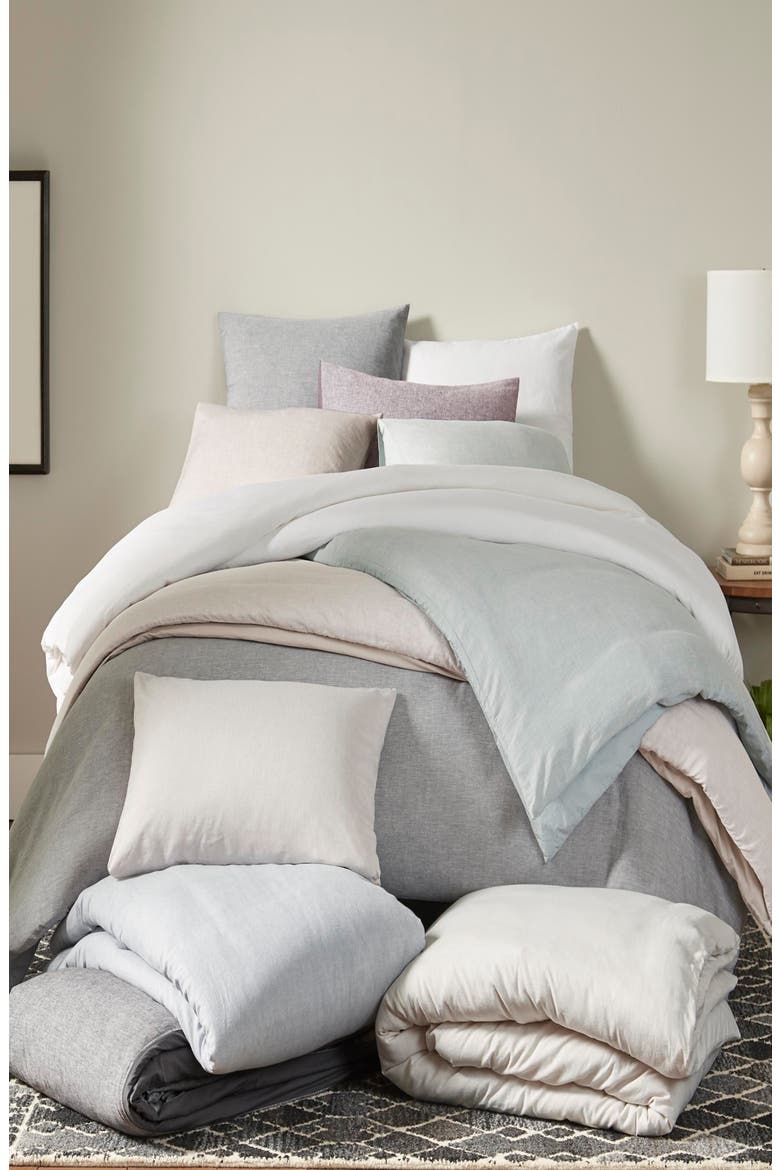 Dream Duvet Cover, Alternate, color, WHITE