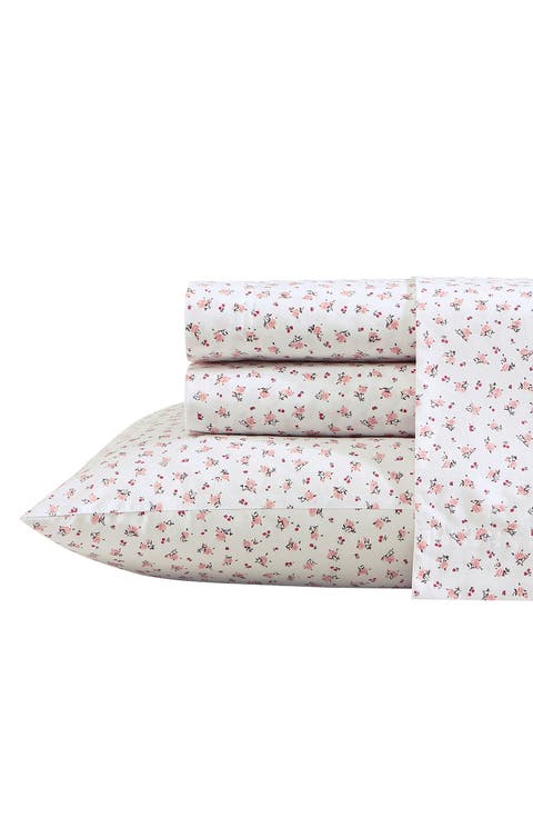 Baby Buds 200 Thread Count Cotton Percale Sheet Set