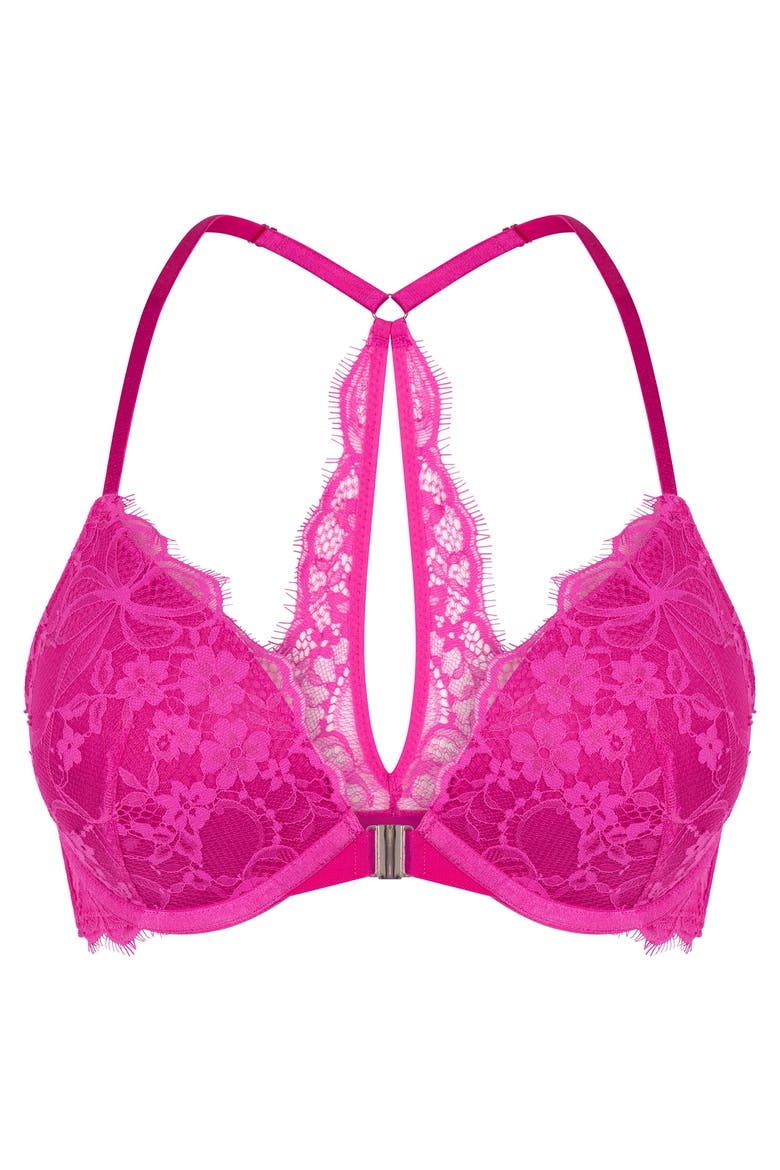 Prina Push-Up Bra, Alternate, color, Rose Violet