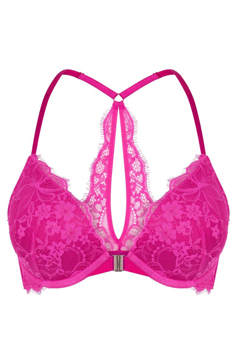 Hunkemöller Prina Push-Up Bra, Alternate, color, Rose Violet