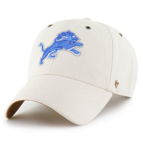 Men's Carhartt x '47 Natural Detroit Lions Undyed Clean Up Adjustable Hat
