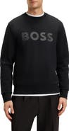 BOSS Salbo Tonal Logo Crewneck Sweatshirt