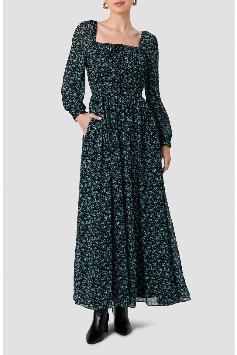 Marina Floral Chiffon Maxi Dress, Main, color, LUCIA DITSY FLEUR