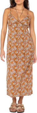 Roxy Sunshine Crush Floral Midi Dress