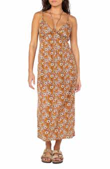 Roxy Sunshine Crush Floral Midi Dress