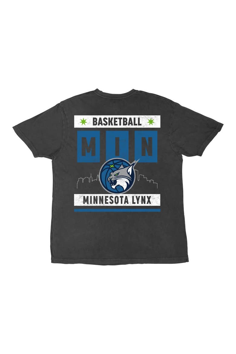 Unisex Stadium Essentials Heather Black Minnesota Lynx Relaxed Fit Big Shot Vintage Wash T-Shirt, Alternate, color, Heather Black