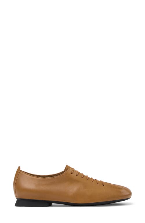 Camper Casi Myra Lace-up Leather Shoes In Brown