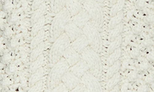 Pistola Quinn Shrunken Fisherman Sweater In Ivory