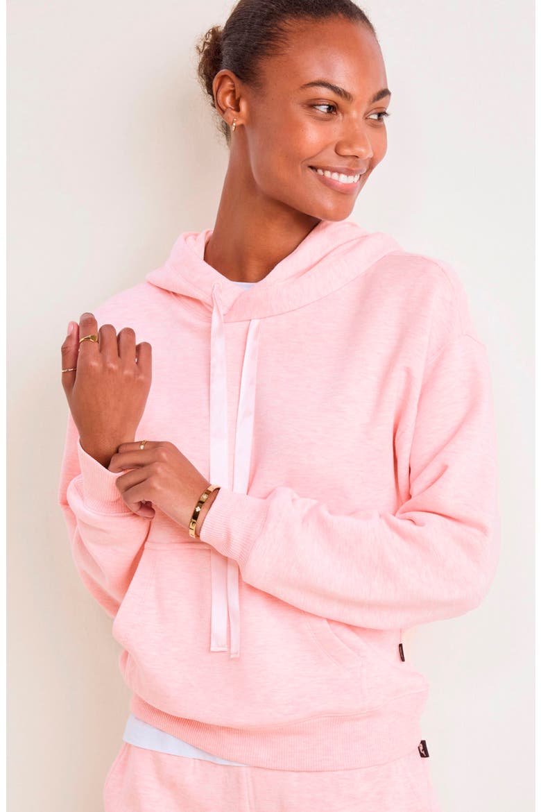 Dreamcloth Hoodie, Alternate, color, FLAMINGO HEATHER