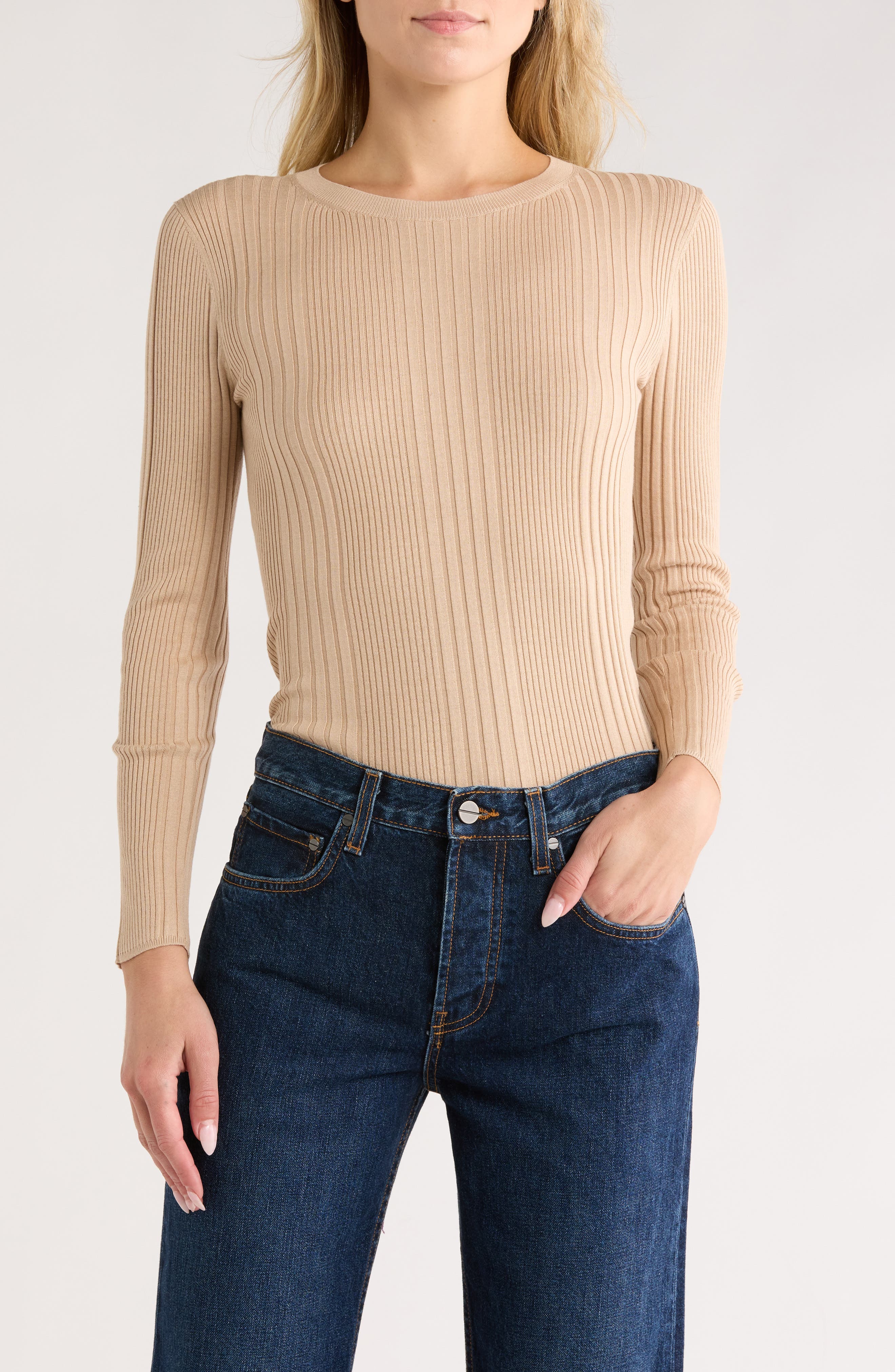 TWP First Base Long Sleeve Knit Top