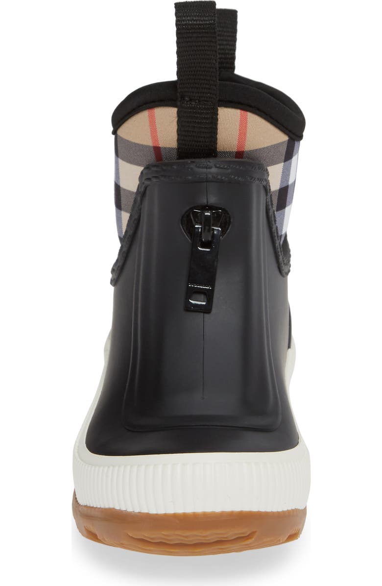 Burberry Flinton Waterproof Rain Boot, Alternate, color,