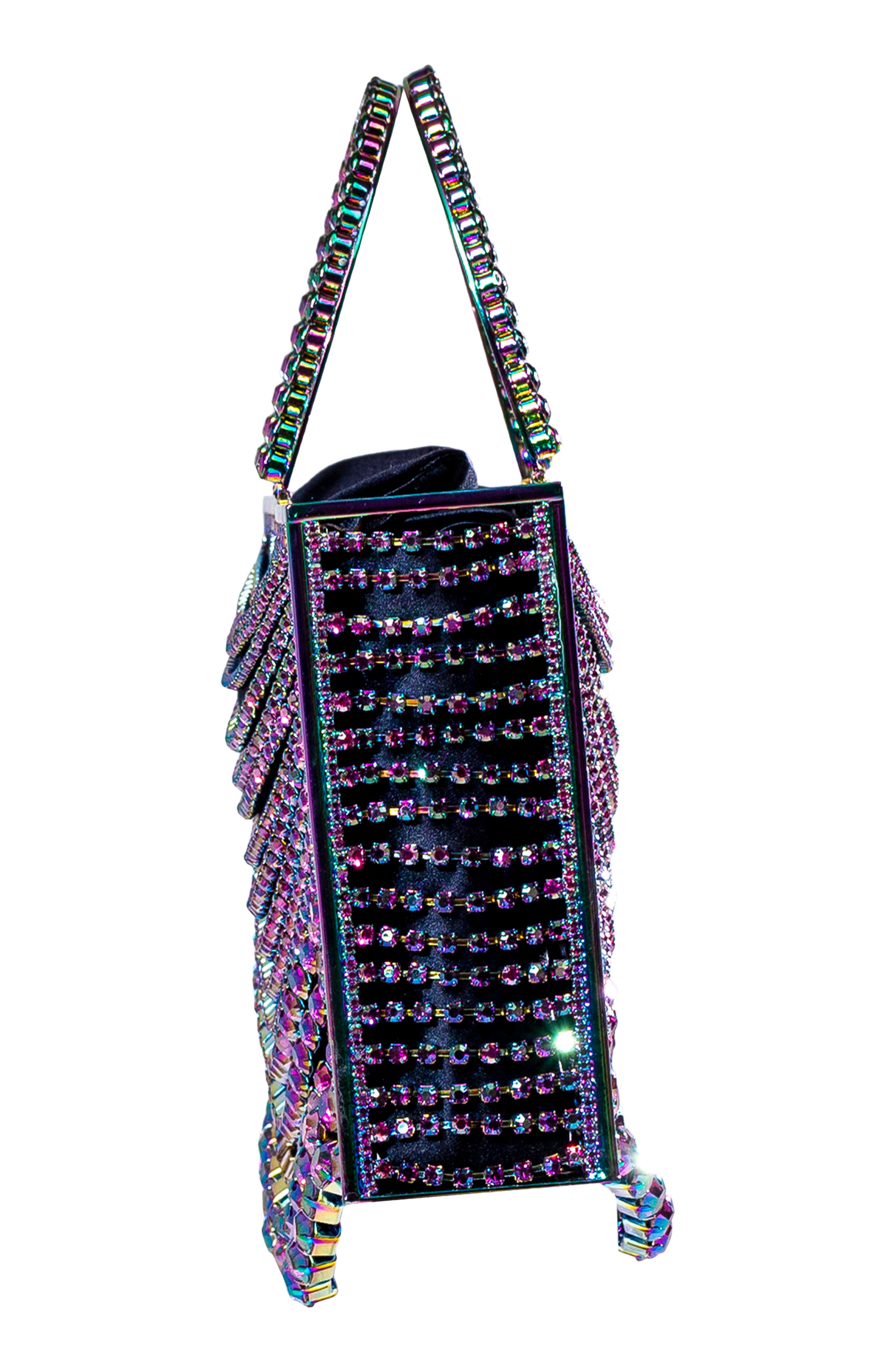 Benedetta Bruzziches Giulietta degli Spiriti Crystal Embellished Minaudière, Alternate, color, 