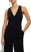 River Island Sparkle Button Front Waistcoat