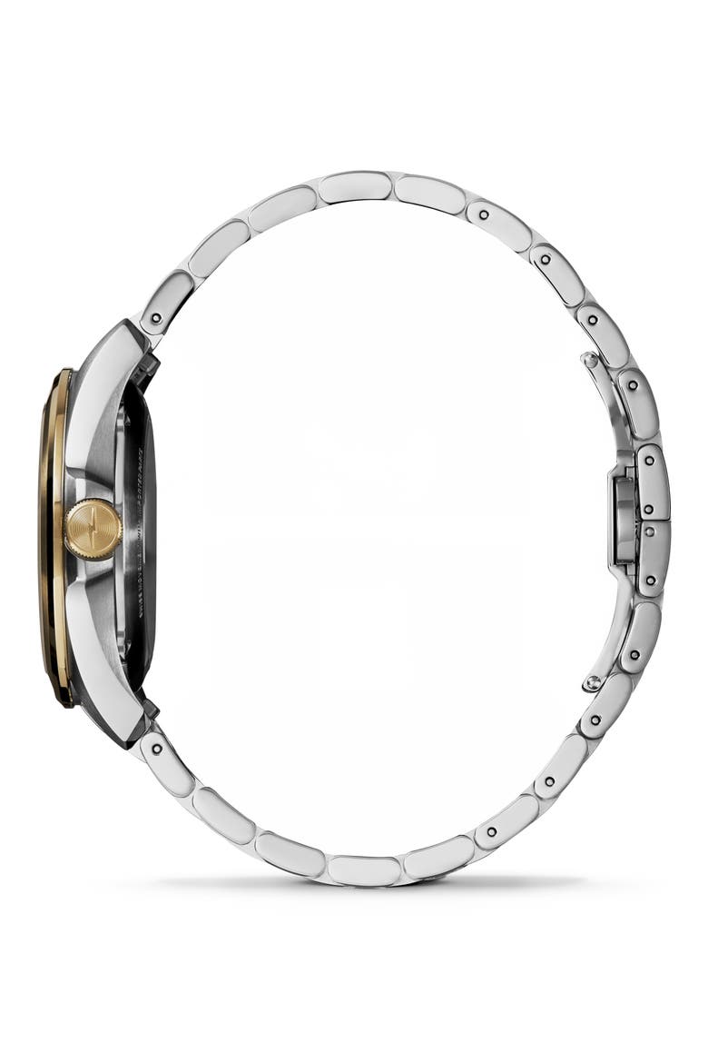 Circadian Monster Mother-of-Pearl Automatic Bracelet Watch, 36mm, Alternate, color, WHITE