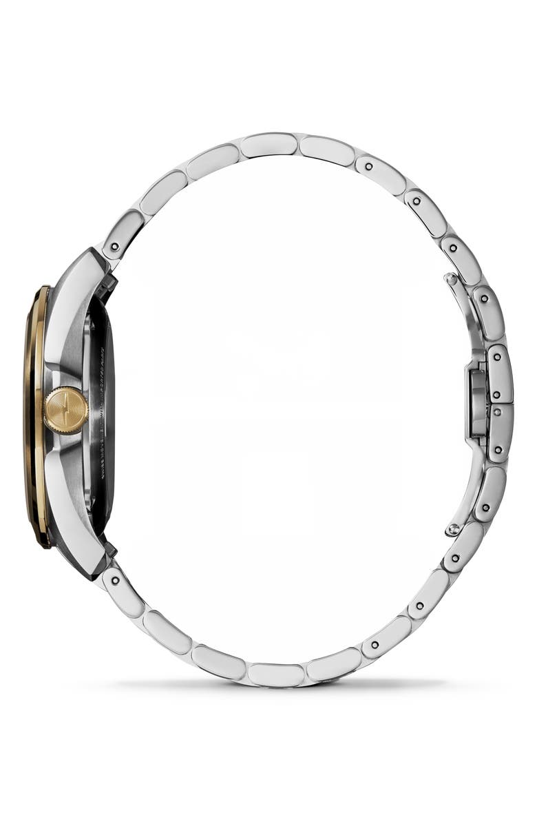 Shinola Circadian Monster Mother-of-Pearl Automatic Bracelet Watch, 36mm, Alternate, color, White
