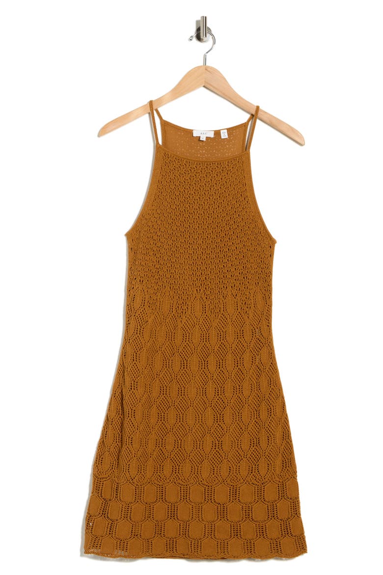 Mimi Sweater Dress, Alternate, color, SEPIA