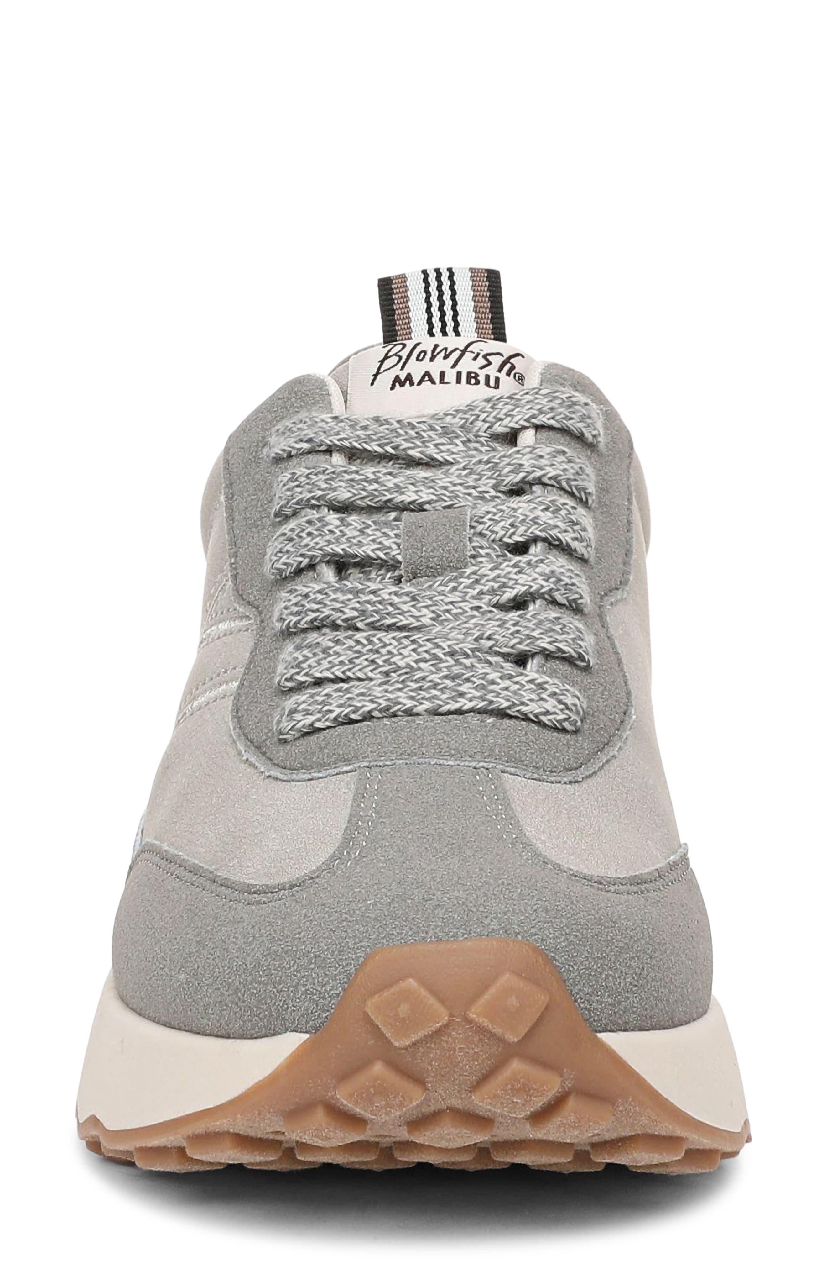 Blowfish Malibu Driftmode Sneaker, Alternate, color, Grey Faux Suede
